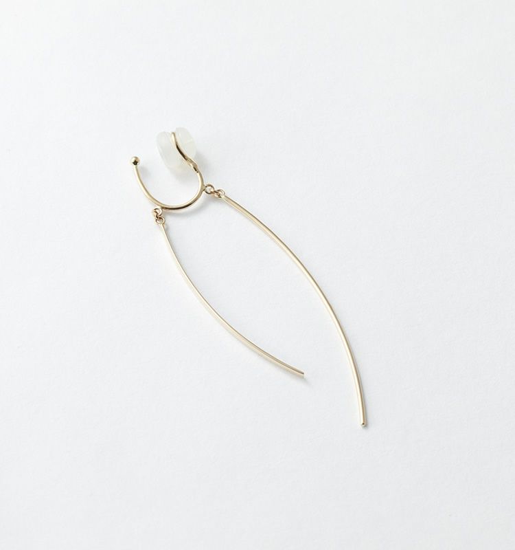 4月上旬再販予定】Lithe（K10 Earrings） | 痛くないイヤリング WOJE