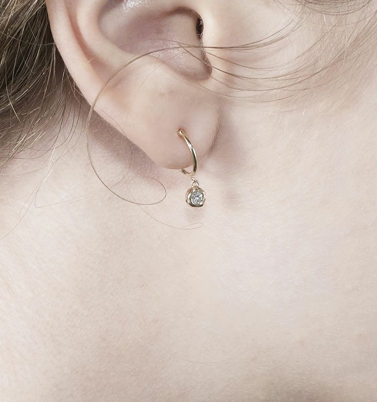 9月下旬再販予定】Muse（K10 Earrings） | 痛くないイヤリング WOJE