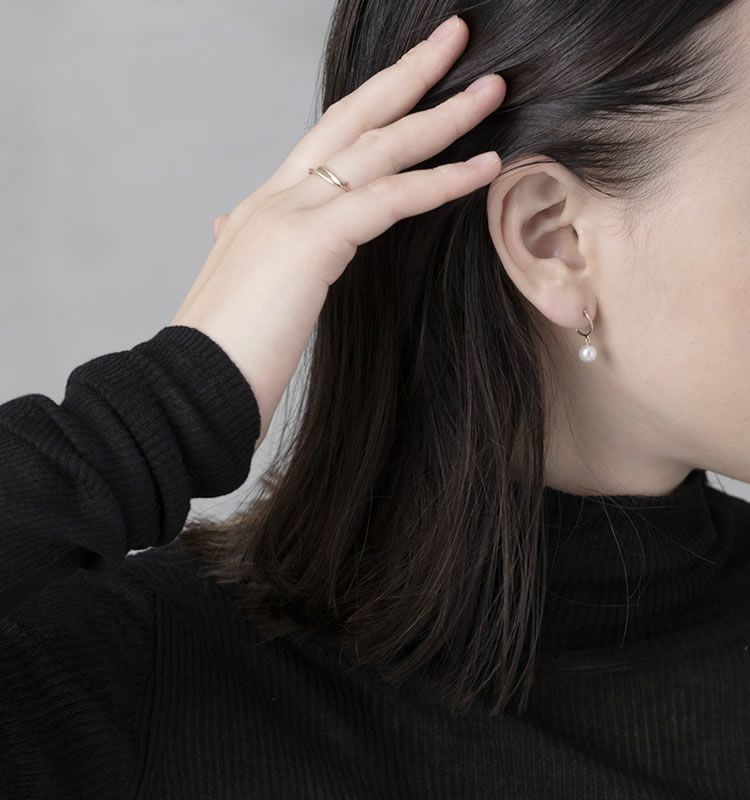 4月上旬再販予定】ClassicⅡ（K10 Earrings） | 痛くないイヤリング WOJE