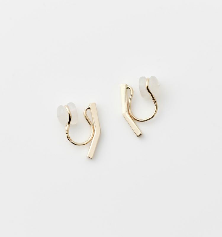 Tie（K10 Earrings） | 痛くないイヤリング WOJE