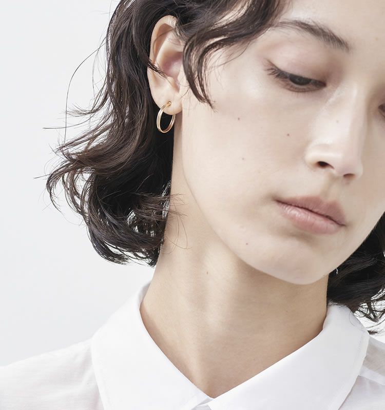 Loop（K10 Earrings） | 痛くないイヤリング WOJE