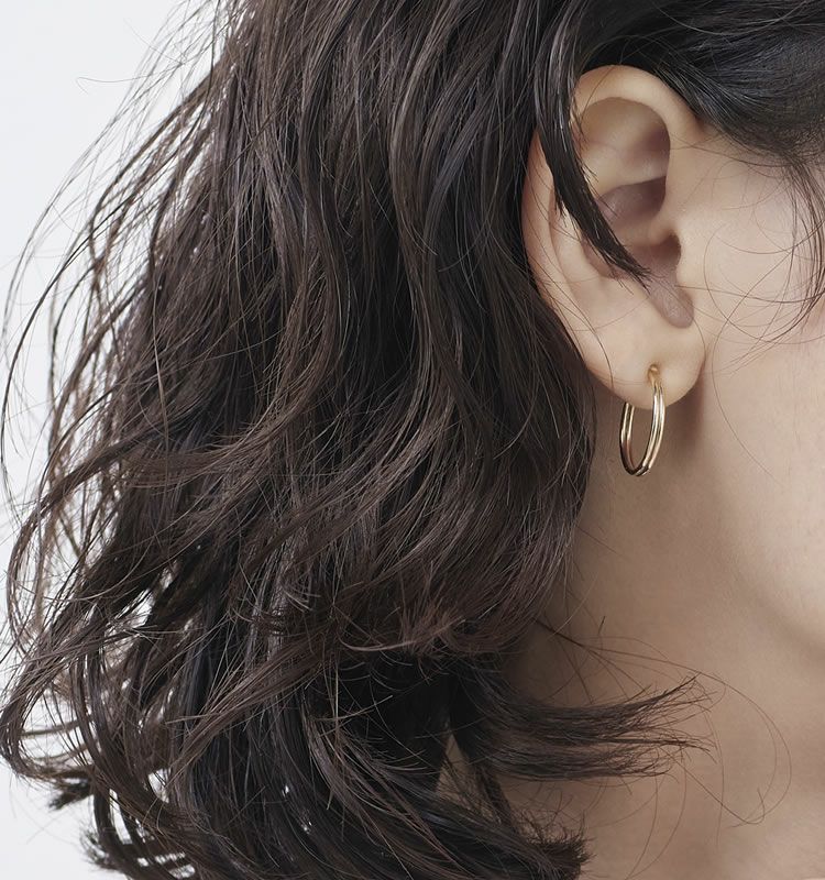 Loop（K10 Earrings） | 痛くないイヤリング WOJE
