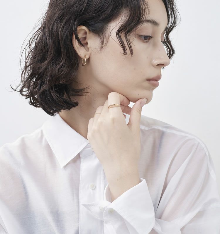 11月上旬再販予定】Loop（K10 Earrings） | 痛くないイヤリング WOJE