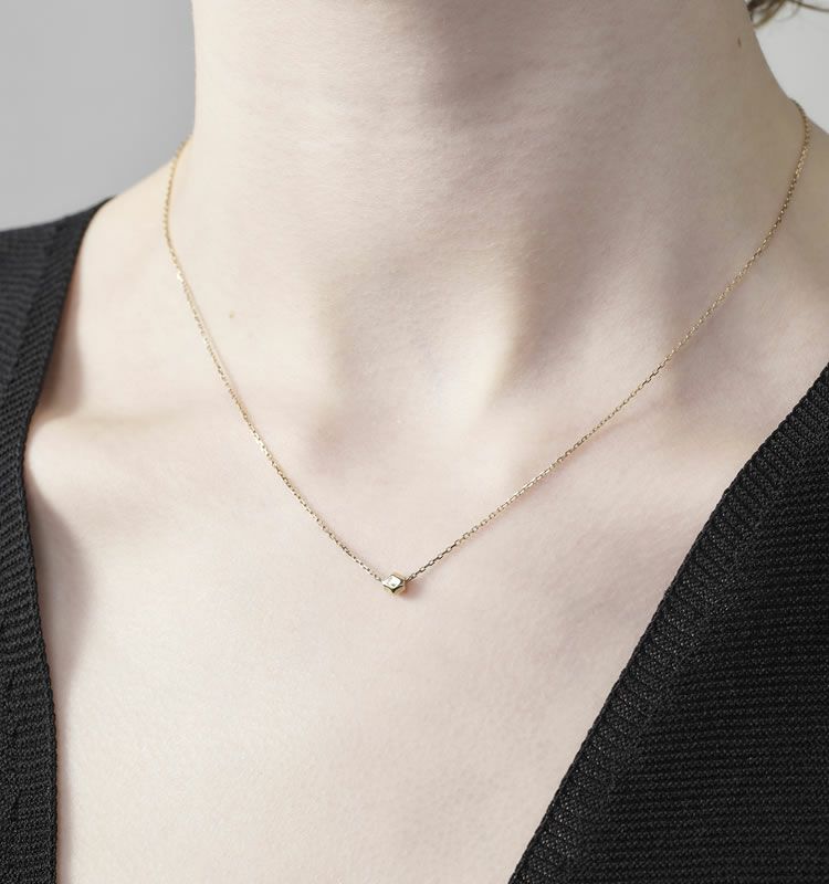 4月下旬再販予定】Melt（K10 Necklace） | 痛くないイヤリング WOJE