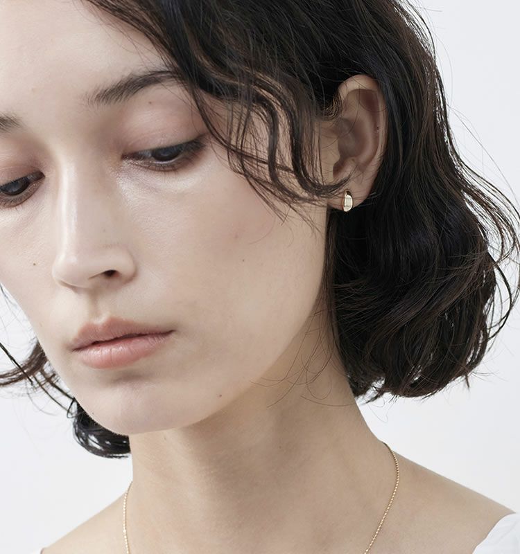 4月上旬再販予定】Add（K10 Earrings） | 痛くないイヤリング WOJE