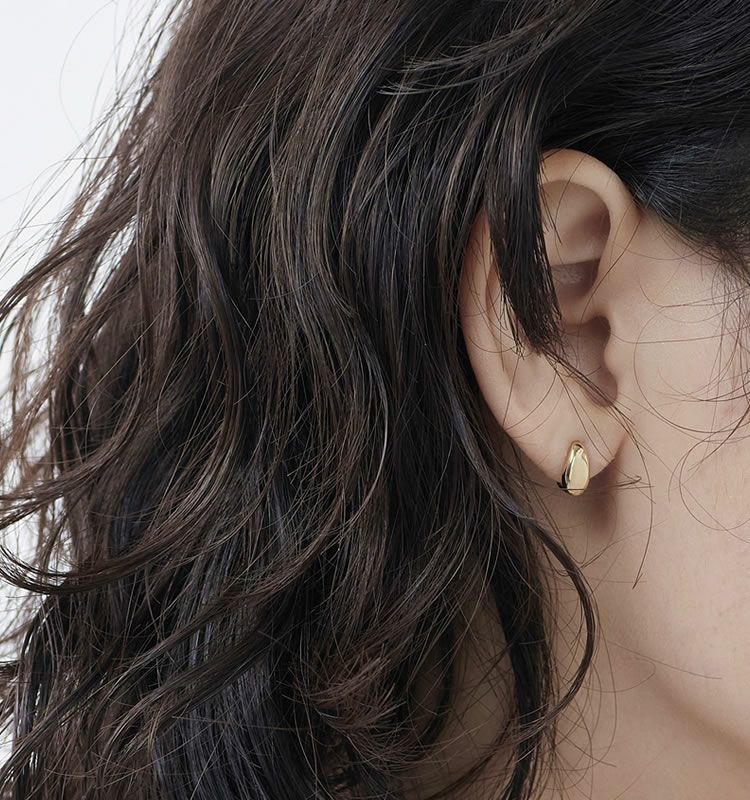 4月上旬再販予定】Add（K10 Earrings） | 痛くないイヤリング WOJE