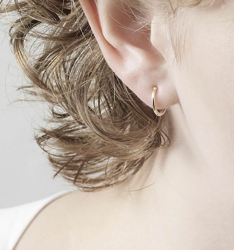 Line（K10 Earrings） | 痛くないイヤリング WOJE