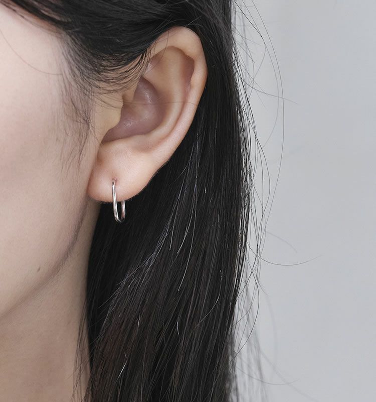 LineⅡ（SV925 Earrings） | 痛くないイヤリング WOJE