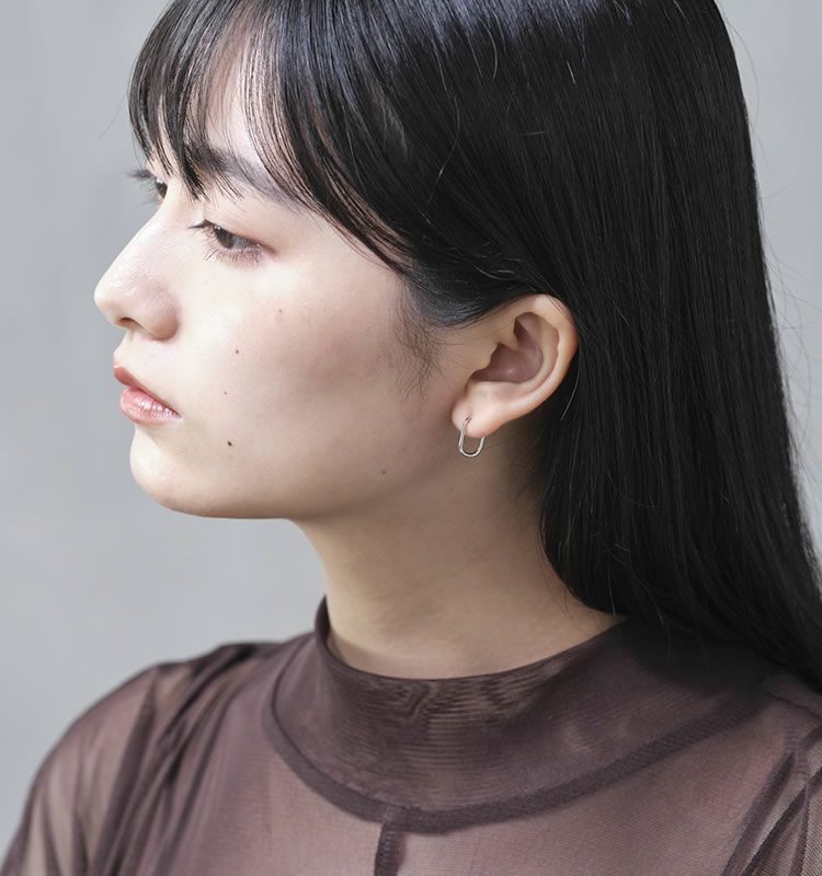 LineⅡ（SV925 Earrings） | 痛くないイヤリング WOJE