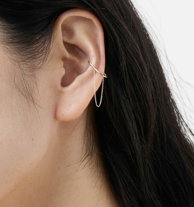 Frail（K10 Ear cuff） | 痛くないイヤリング WOJE