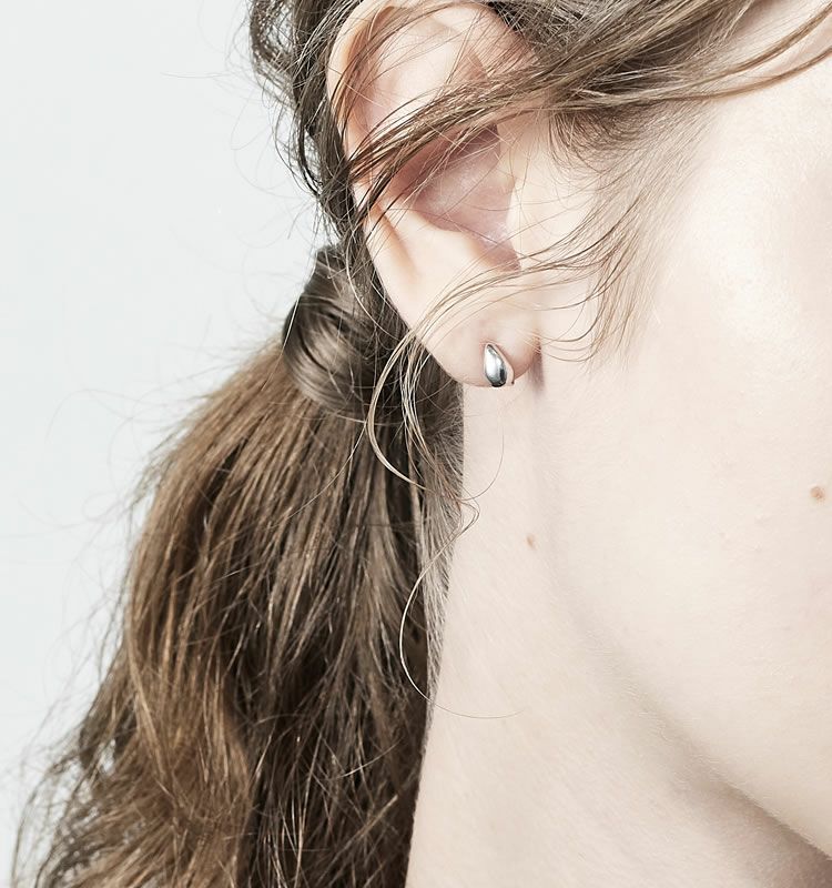 Drop（SV925 Earrings） | 痛くないイヤリング WOJE