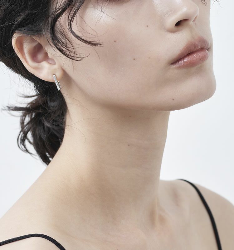 Foxy（SV925 Earrings） | 痛くないイヤリング WOJE
